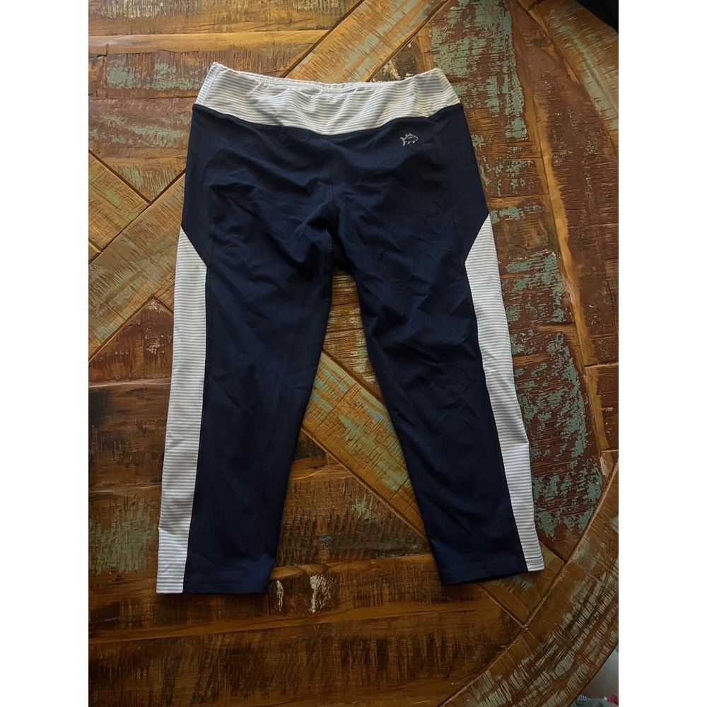 Women's Southern Ride Blue Capri Legging Size Medium